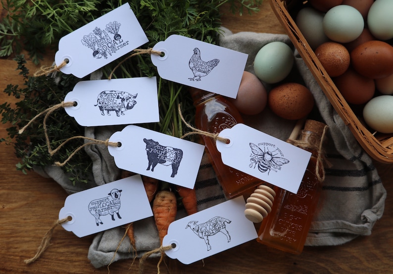 Farming Stamp Sheep Support Your Local Farmer Rubber Stamp Sheep Stamp Sheep Farmer Stamp Local Farmer Stamp Egg Carton Stamp