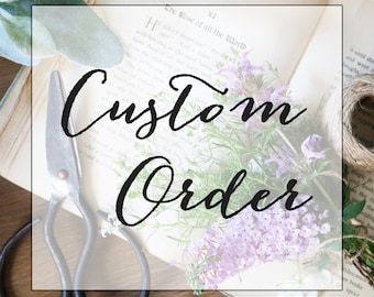 Custom Order! 3"x6" Rubber Stamp + Digital Logo Artwork for Giada | Giada's Tiny Farm