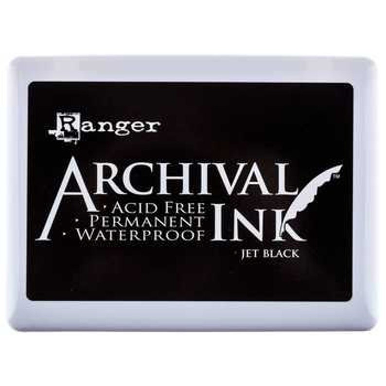 Extra Large Black Ink Pad FREE SHIPPING image 2