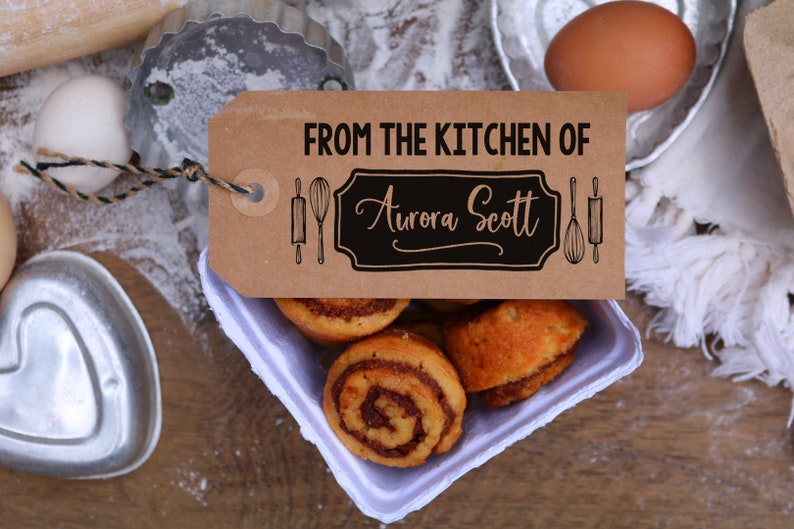 Custom Rubber Stamp Bakery Stamp Custom Baking Stamp Etsy