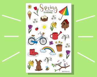 Spring do your thing - stickers