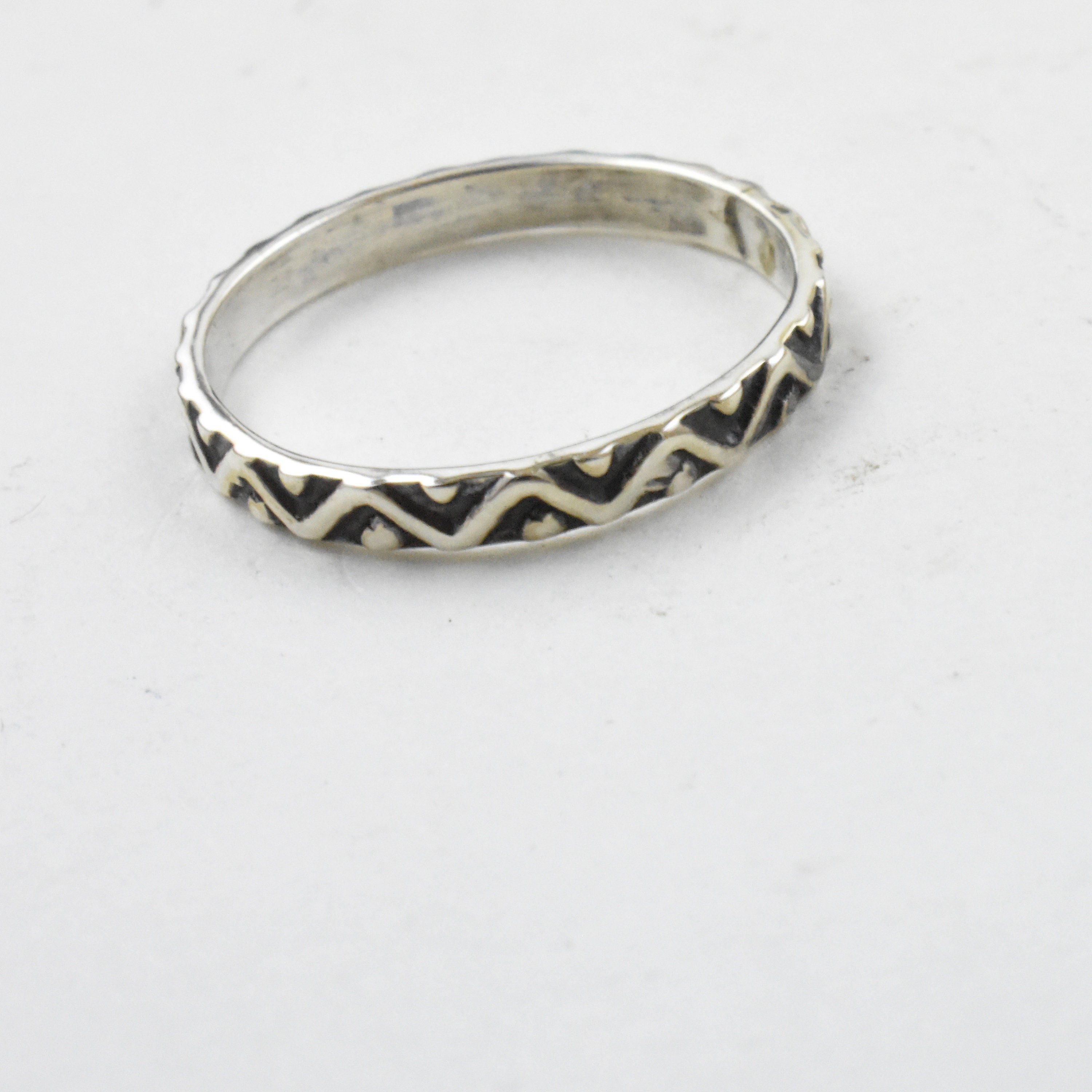 Details about Stackable Geometric Ring In Sterling Silver Details about Stackable Geometric Ring In Sterling Silver