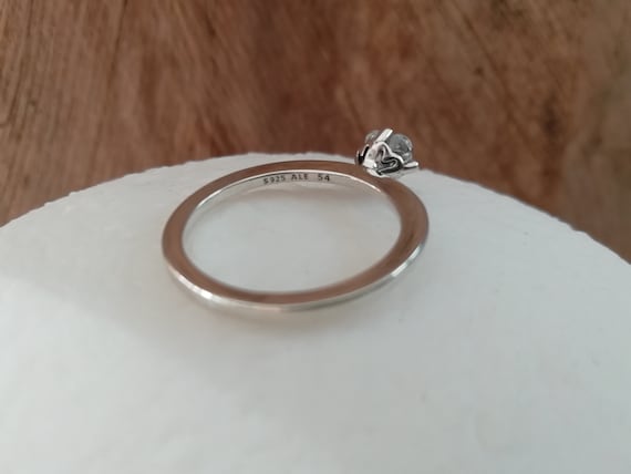 Clear Heart Clear Solitaire Ring Size 