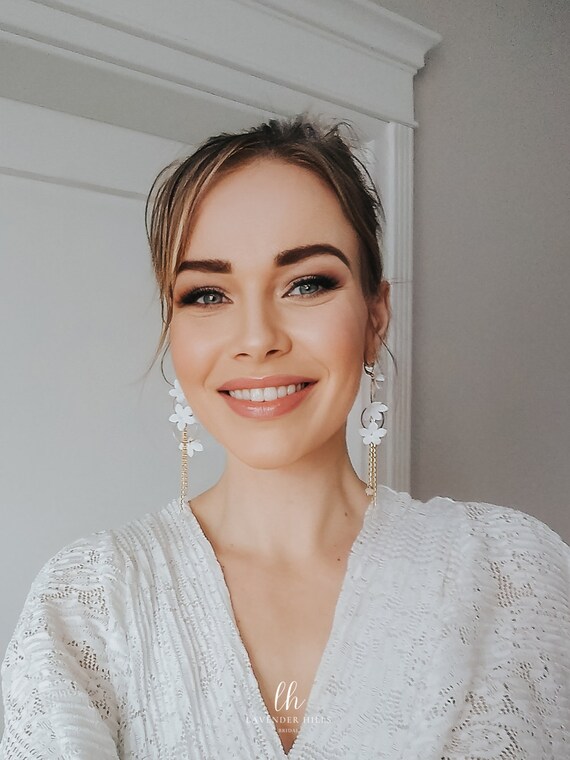 dangle earrings funky bridal earrings