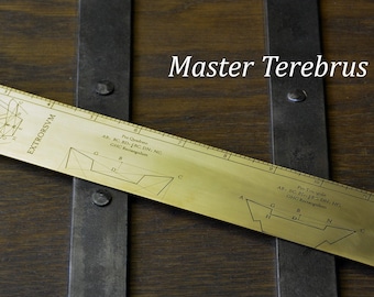 Military Engineer's Ruler, Baroque, Paris, Gift for Engineer, Gift for Architect, LARP Engineer