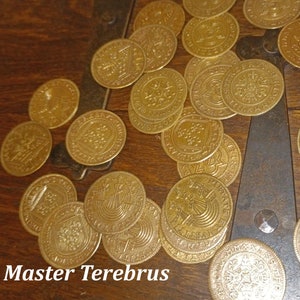 12 Renaissance Counting Tokens from Nuremberg, Brass, Renaissance Banking, Gambling, Fugger, Medici, Rechnenpfennig
