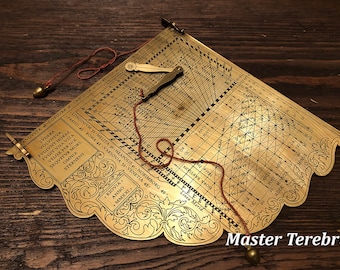 Neapolitan Universal Sundial Quadrant,  Gifts for Men, Unique gift, Astronomy, Renaissance, Naples, Galileo, Florence