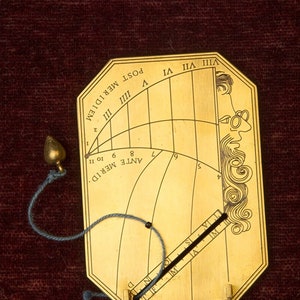 Renaissance  Sundial Capuchin, Replica of, Reenactment, LARP,  Gifts for Men, Unique gift, Anniversary gift, Astrolabe, Astrology