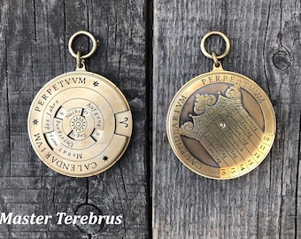 ONE Baroque Perpetual Calendar, Calendarium Perpetuum, 18th Century, Keylock, Anniversary gift,  Gifts for Men