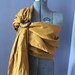 100% Linen Ring Sling - Baby Carrier - Mpiru ("Mustard")