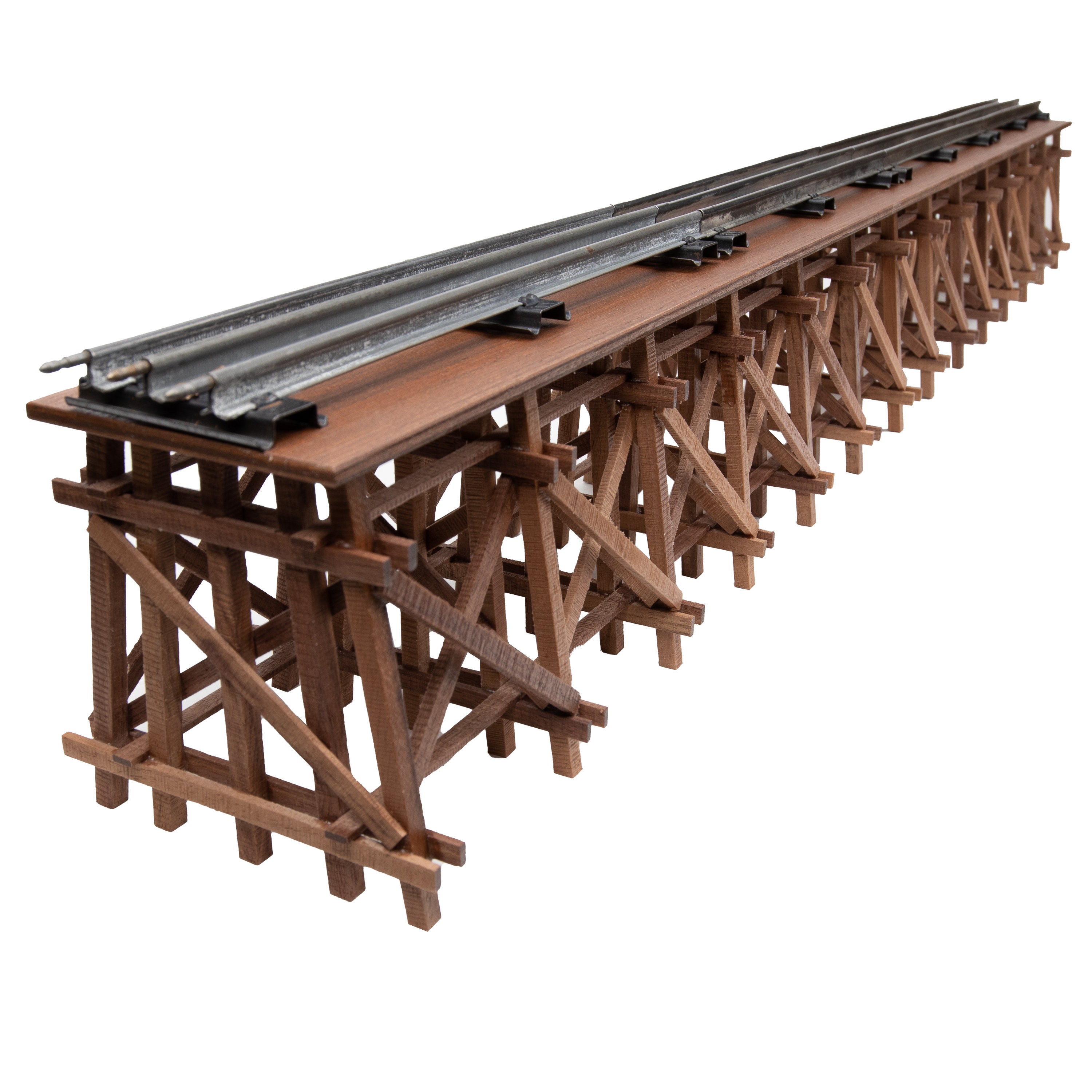 O Gauge 40 Trestle Bridge Solid Walnut Bents and Bracing - Etsy