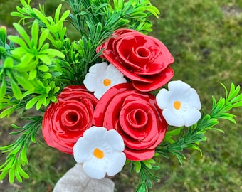 Blumen aus Keramik
