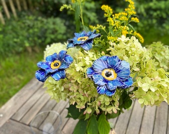 Flowers 3 pieces ceramic