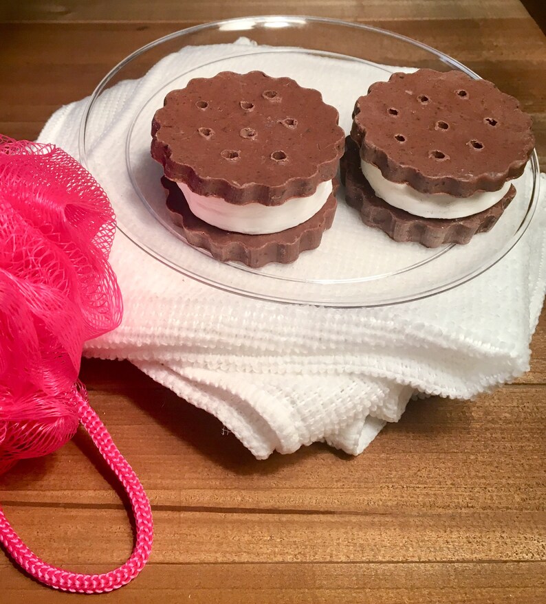 Ice Cream Sandwich Soap Chocolate Soap Etsy