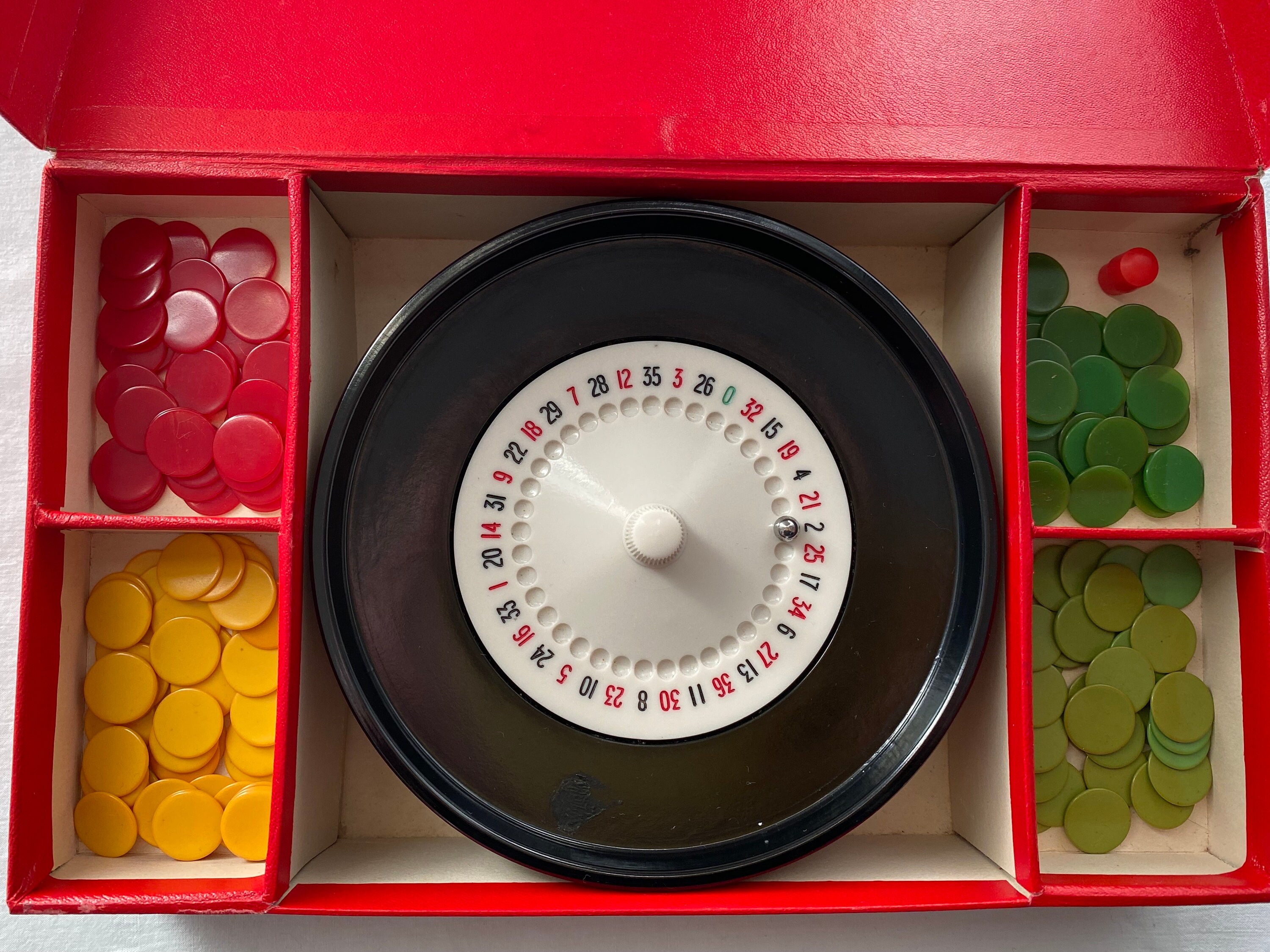 Vintage K&C London Ltd Roulette Game Bakelite Wheel 1950s (no