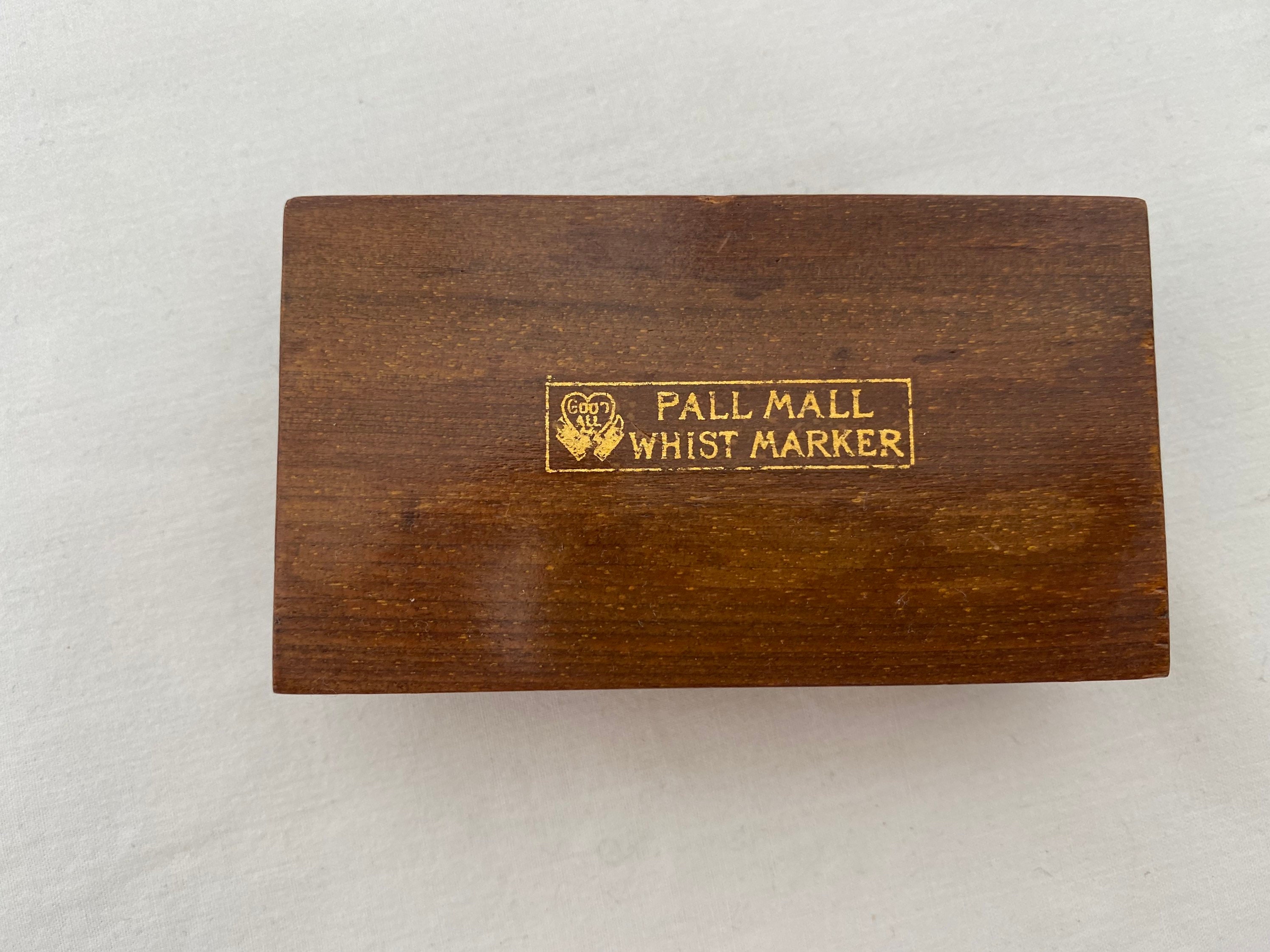Retro Vintage "Pall-Mall Whist Marker" - 9x5cm Made By Good All
