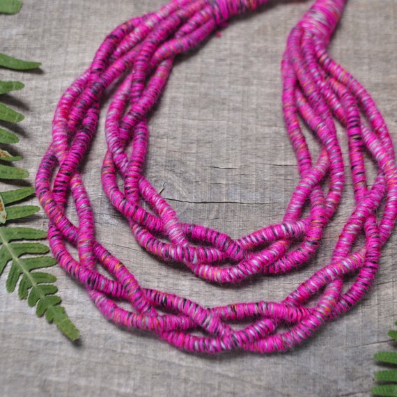 BRAIDED ROPE NECKLACE – Pink Rubies Boutique