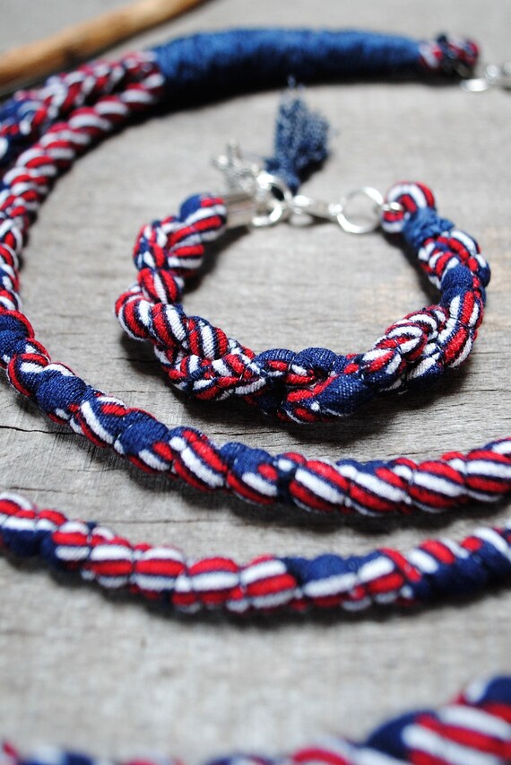 Nautical braided bracelet deals