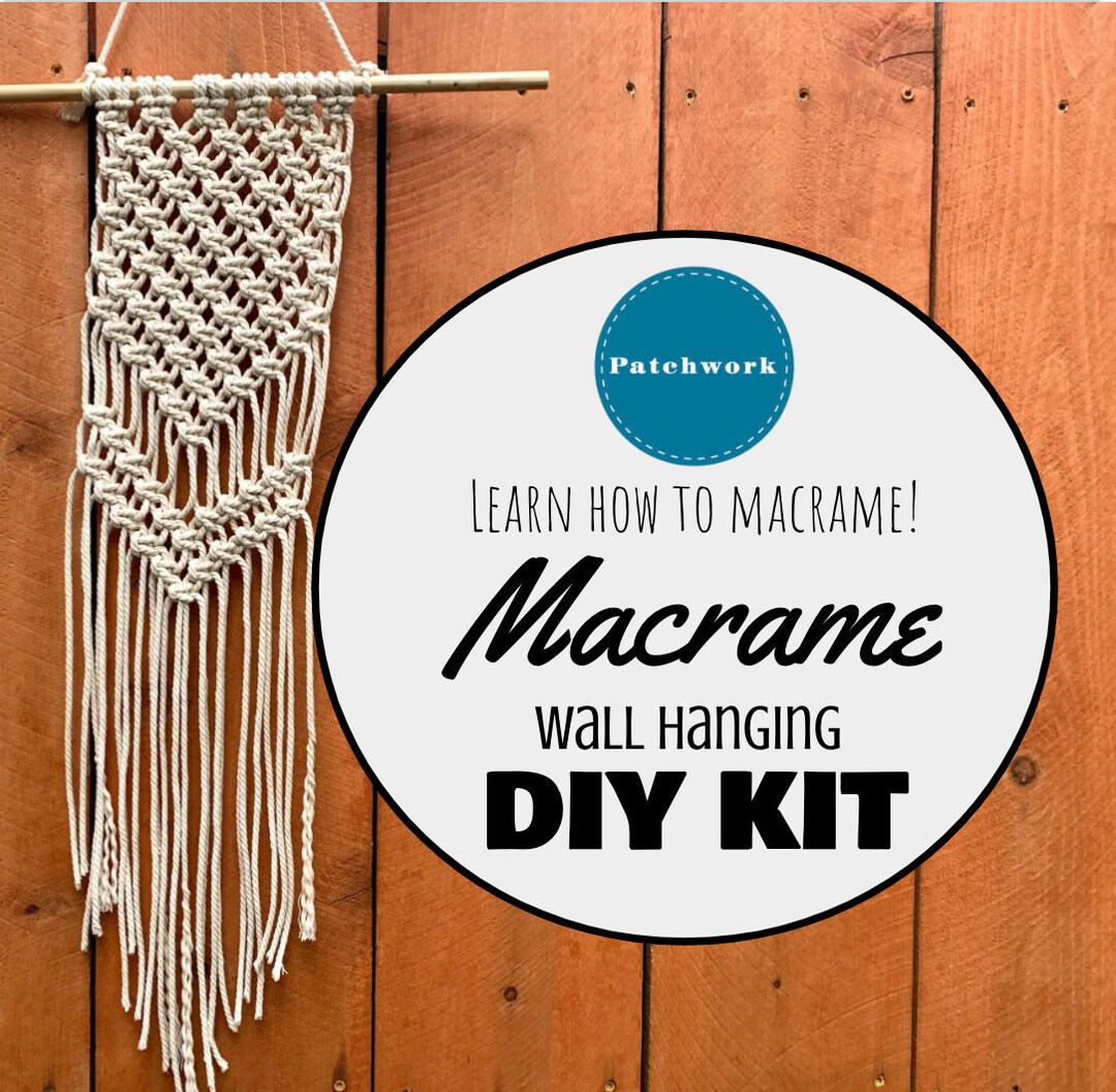 DIY Macrame Kit Wall Hanging | Boho Inspired Home Decor | DIY | Unique ...