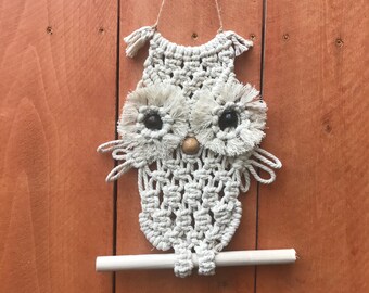 Macrame Owl | Boho inspired home decor | Unique | Handmade | Owl
