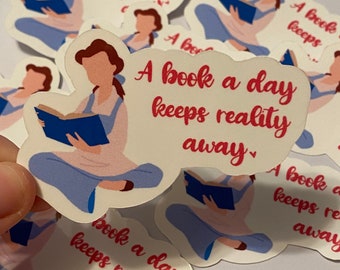 Belle Reading Etsy