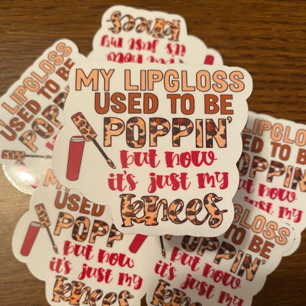 Lipgloss Decal Etsy