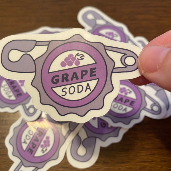 Grape Soda Sticker