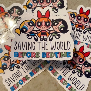 Powerpuff Girls Inspired Sticker