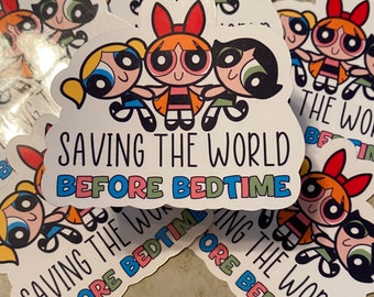 Powerpuff Girls Inspired Sticker