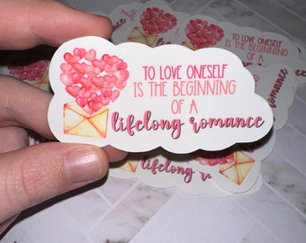 To Love Oneself Sticker