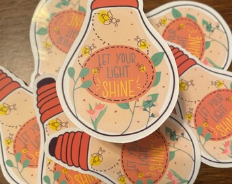 Let Your Light Shine Sticker