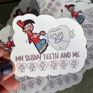 My Shiny Teeth and Me / Chip Skylark / Fairly Odd Parents Inspired Sticker