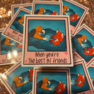 Fox and the Hound Best Friends Sticker
