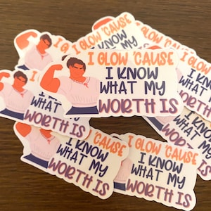 Luisa Encanto I know My Worth Sticker