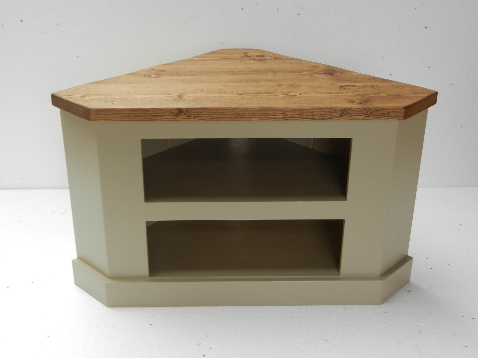 Corner TV Unit Made From Sustainably Sourced Timber. Etsy UK