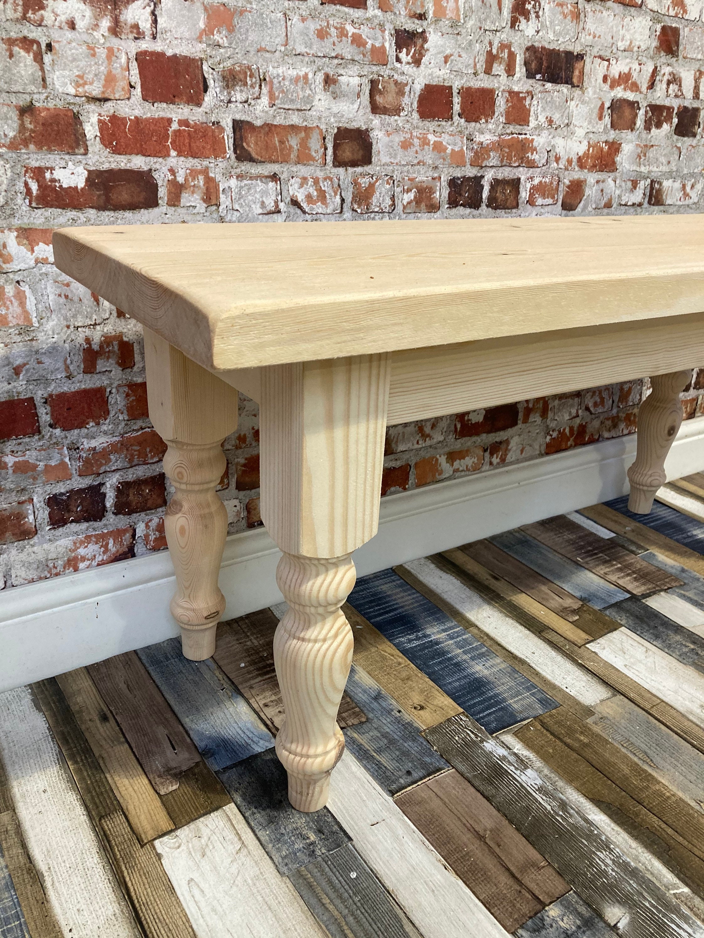 Kitchen Bench sanded/unfinished and ready for painting and Etsy