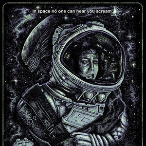 ALIEN A3 Digital Movie Poster Print