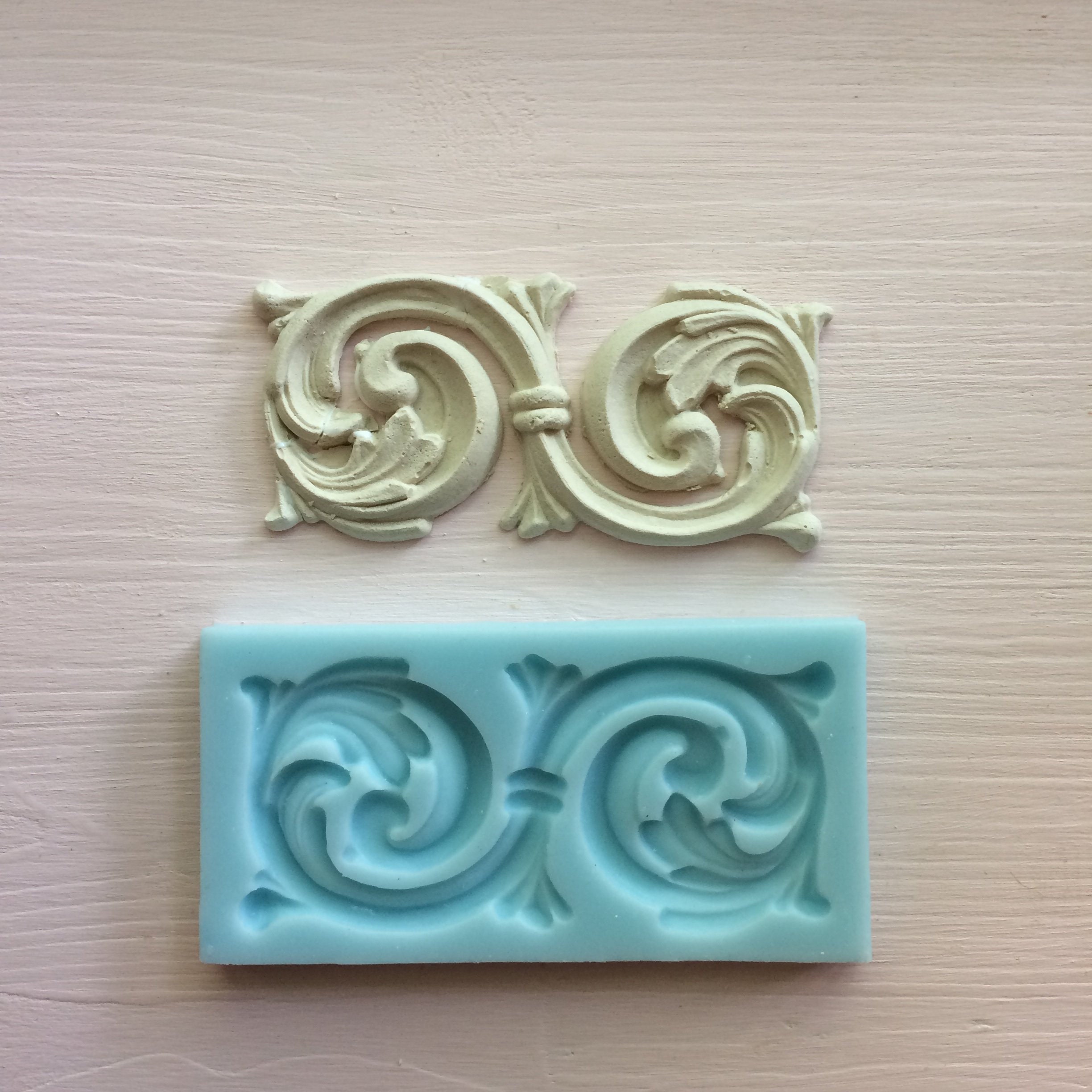 Silicone mold ornament /Clay Decor Etsy