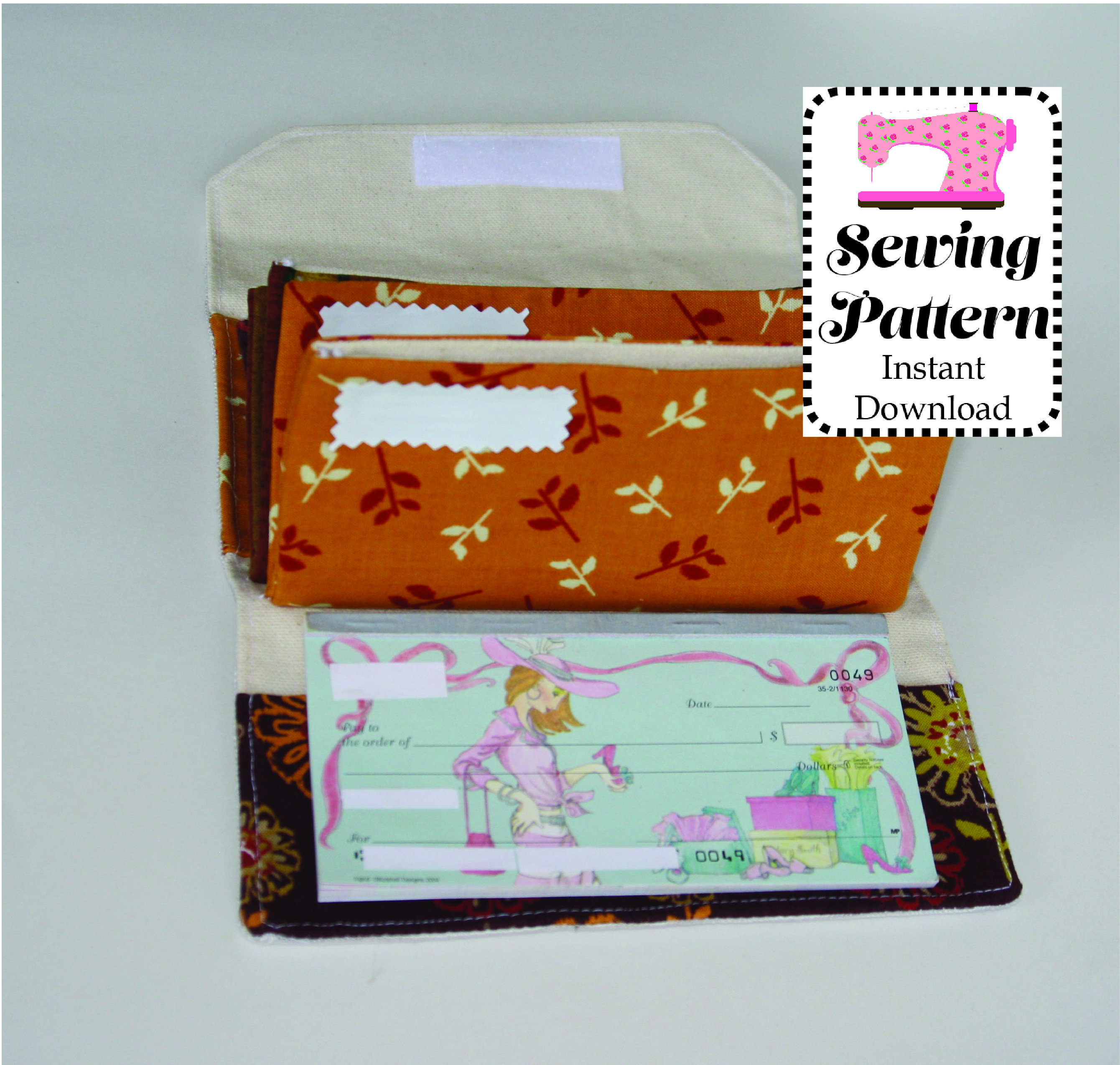 Cash Envelope Wallet SEWING PATTERN PDF Cash Budget Wallet Etsy France