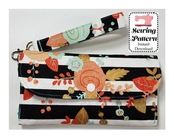 Wallet SEWING PATTERN PDF, Budget System, cash Envelope Wallet, Wallet with Dividers, -It can be used with the Ramsey Budgeting System