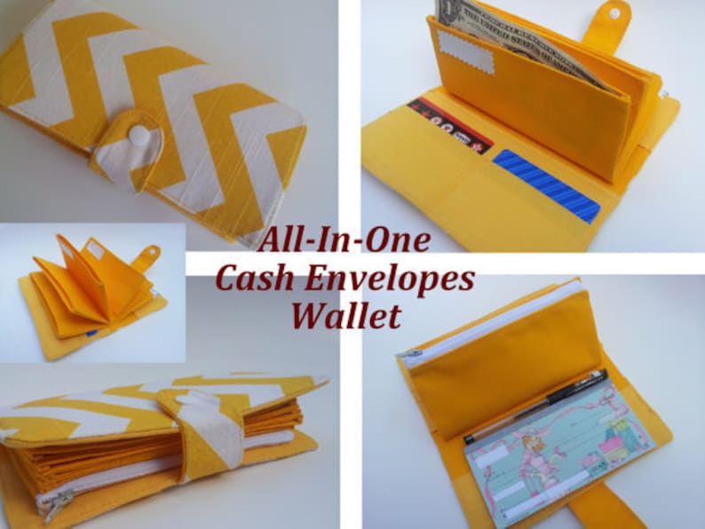 Cash Envelope Wallet SEWING PATTERN PDF Cash Budget Wallet Etsy Canada