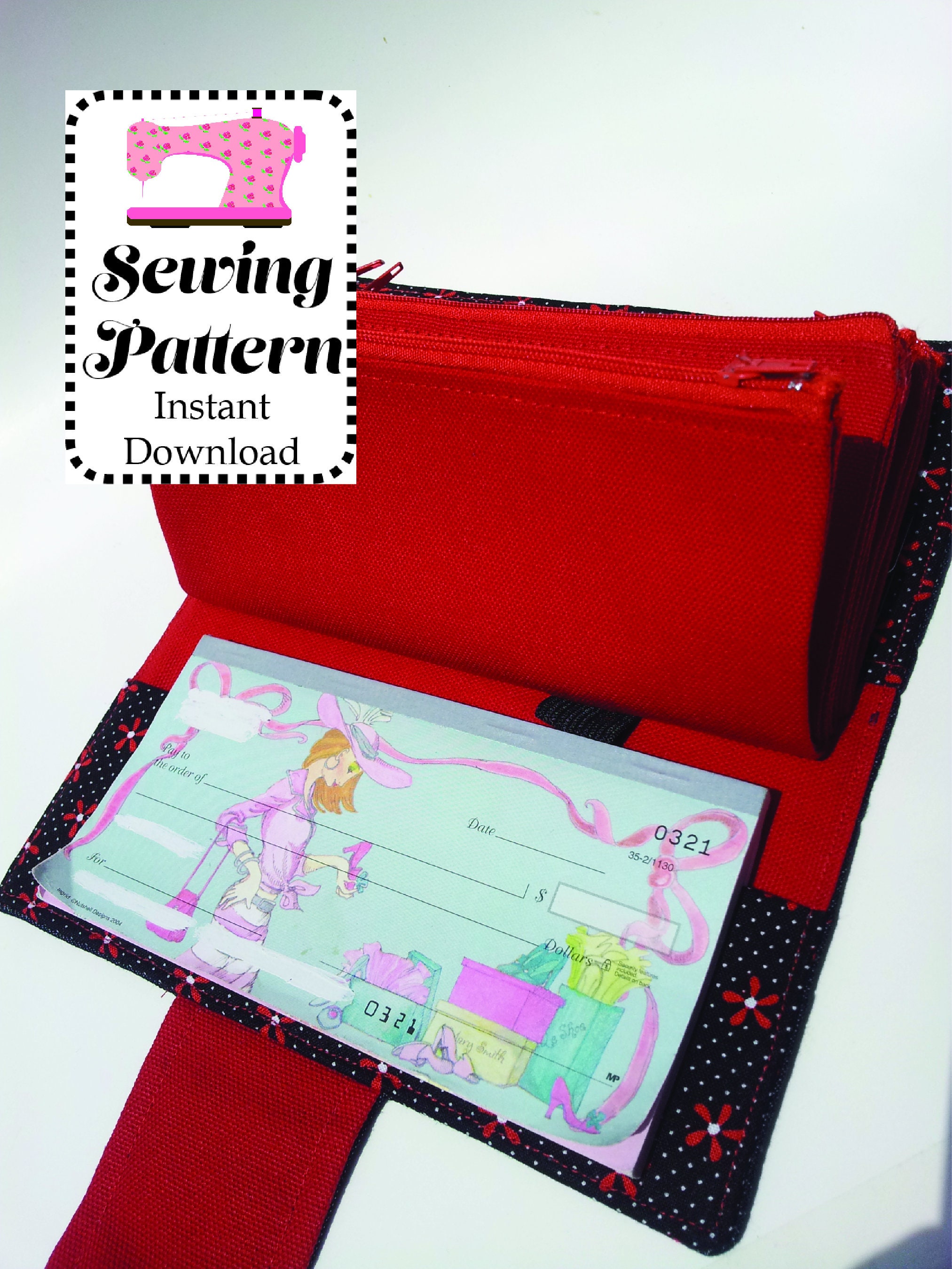 Cash Envelope Wallet SEWING PATTERN PDF Cash Budget Wallet Etsy Canada