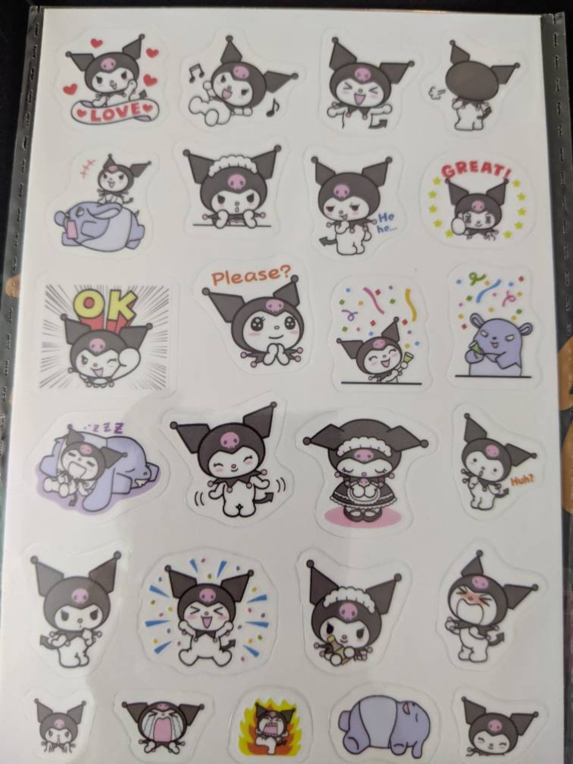 Kuromi Stickers Etsy