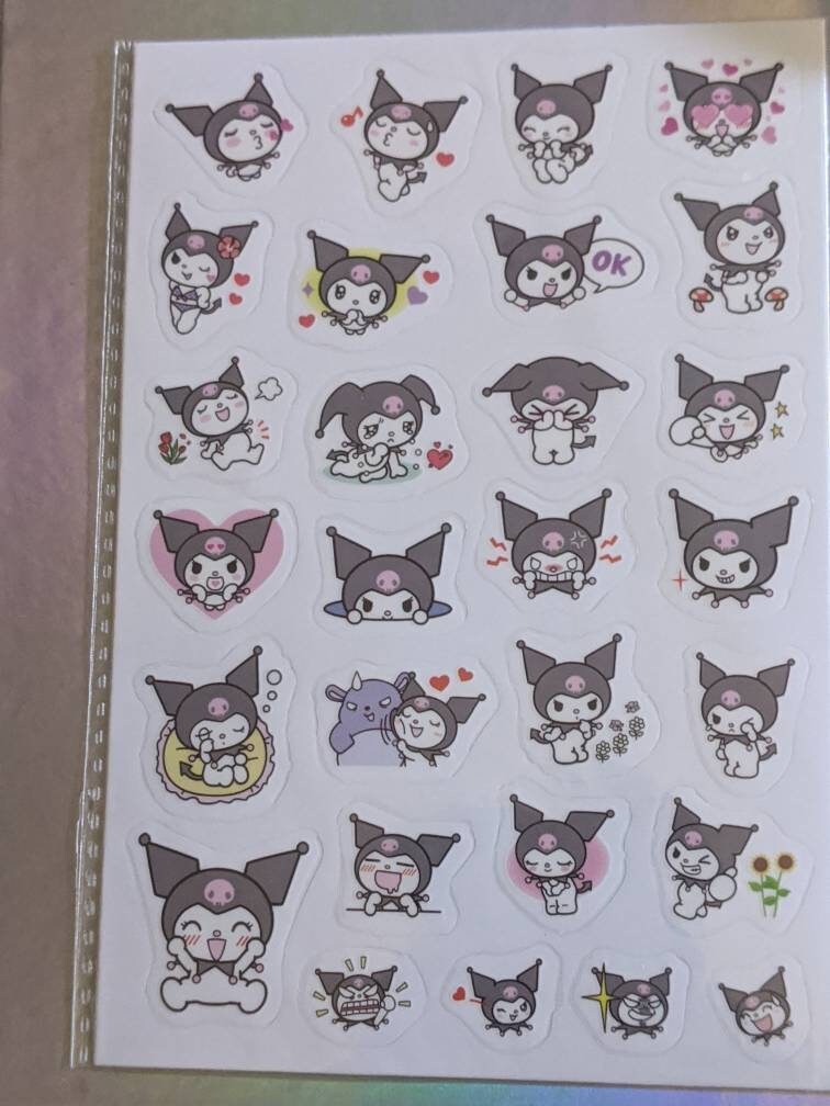 Kuromi Stickers Etsy