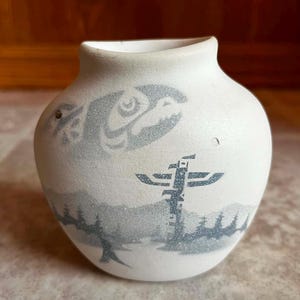 Hozoni Pottery Smudge Pot Navajo Signed