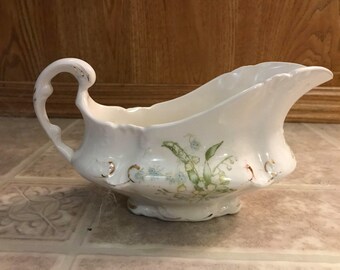 Antique Gravy Boat Etsy