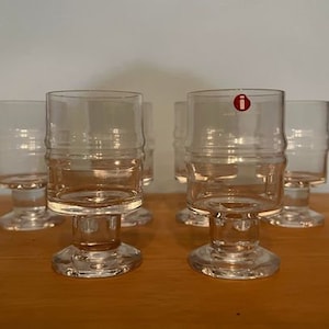6 NEW Iittala Cordial Glasses Finland