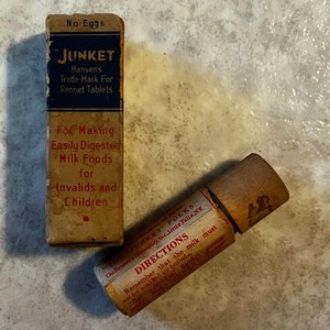 Junket Hansen&#39;s Lab 10 Tabletten Box Container