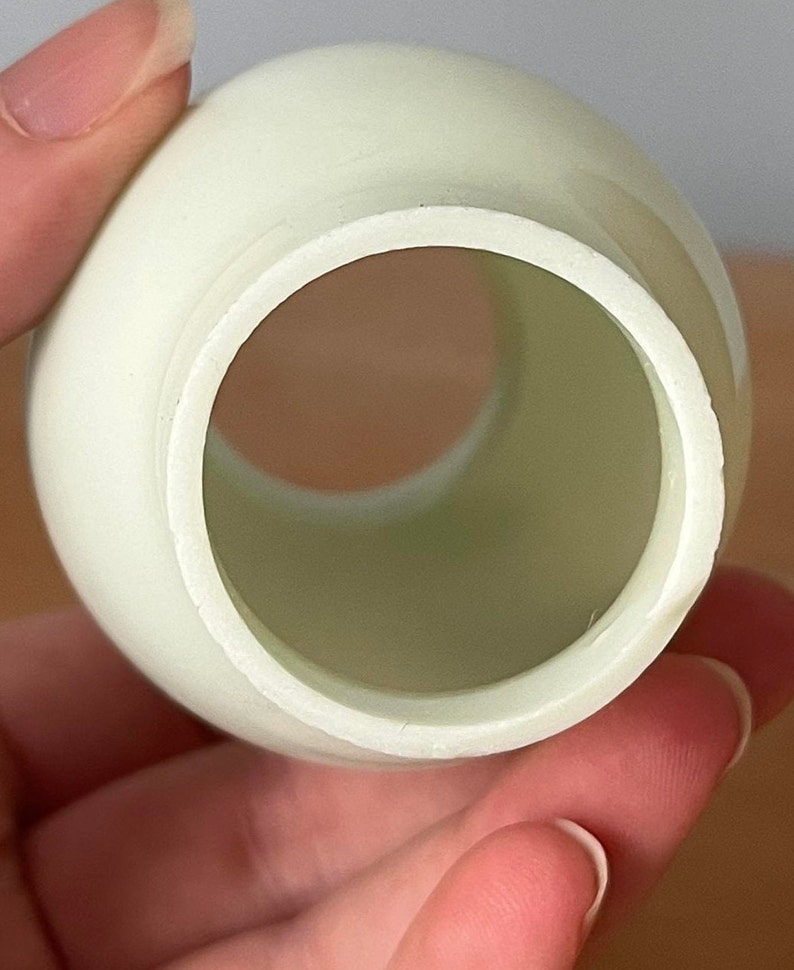 4 Mint Green Oil Lamp Chimney Hurricane Etsy