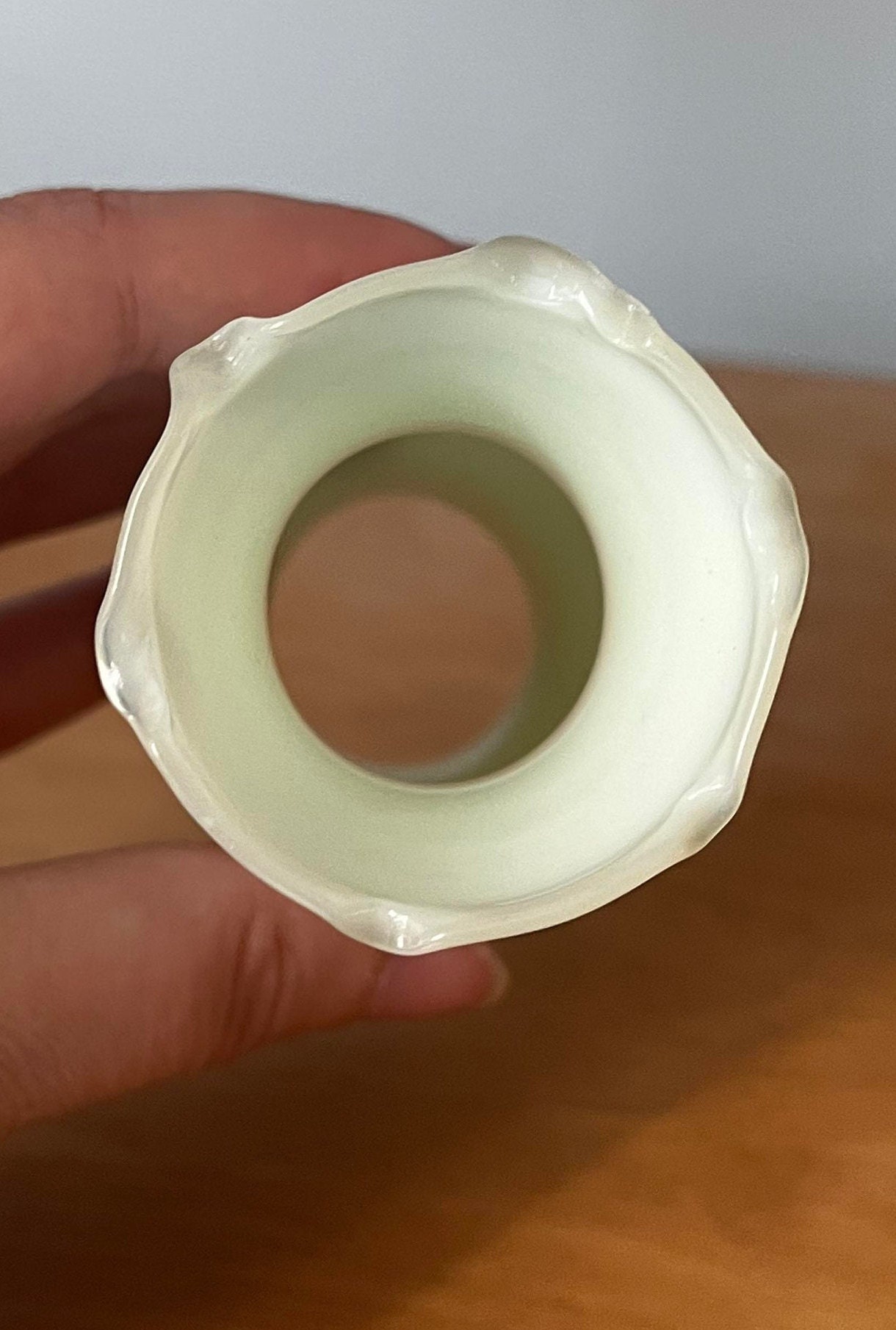 4 Mint Green Oil Lamp Chimney Hurricane Etsy